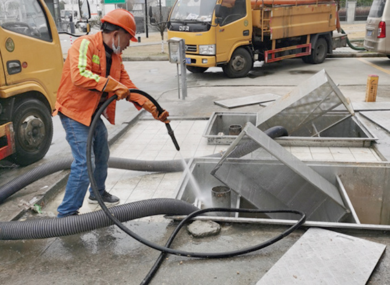 兰洋镇隔油池清理